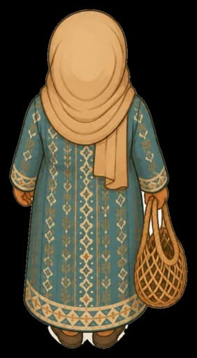 مريم واقفة في الطابور